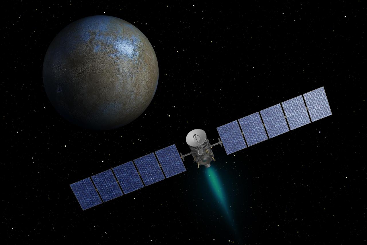 La sonda Dawn è in orbita intorno a Cerere