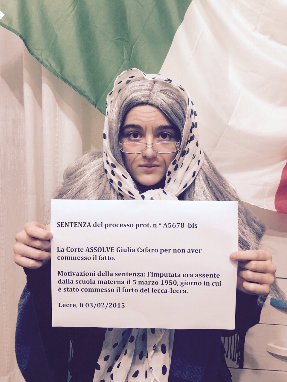Ad una giovanissima galatinese il primo premio del concorso nazionale "Luce sui tempi della Giustizia italiana" Ad una giovanissima galatinese il primo premio del concorso nazionale "Luce sui tempi della Giustizia italiana"