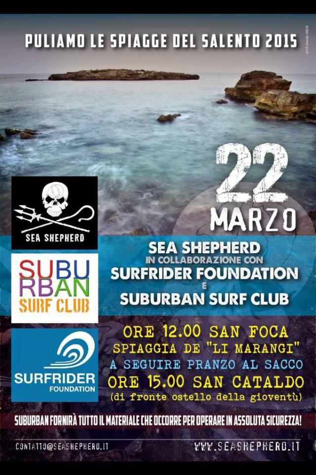 "Puliamo le spiagge del Salento"