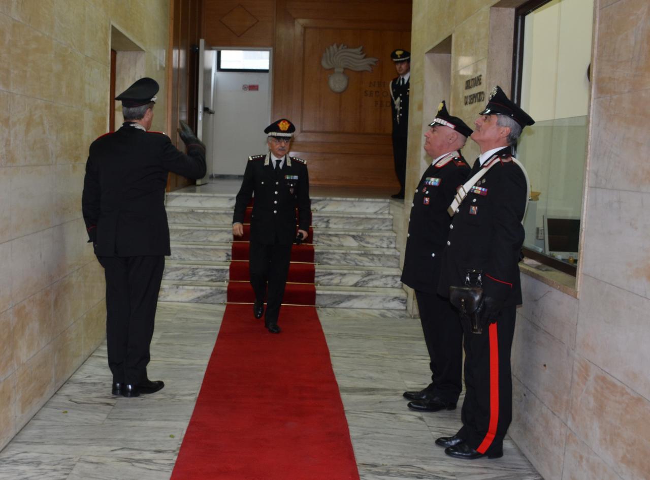 Il generale Franco Mottola in visita a Lecce Il generale Franco Mottola in visita a Lecce