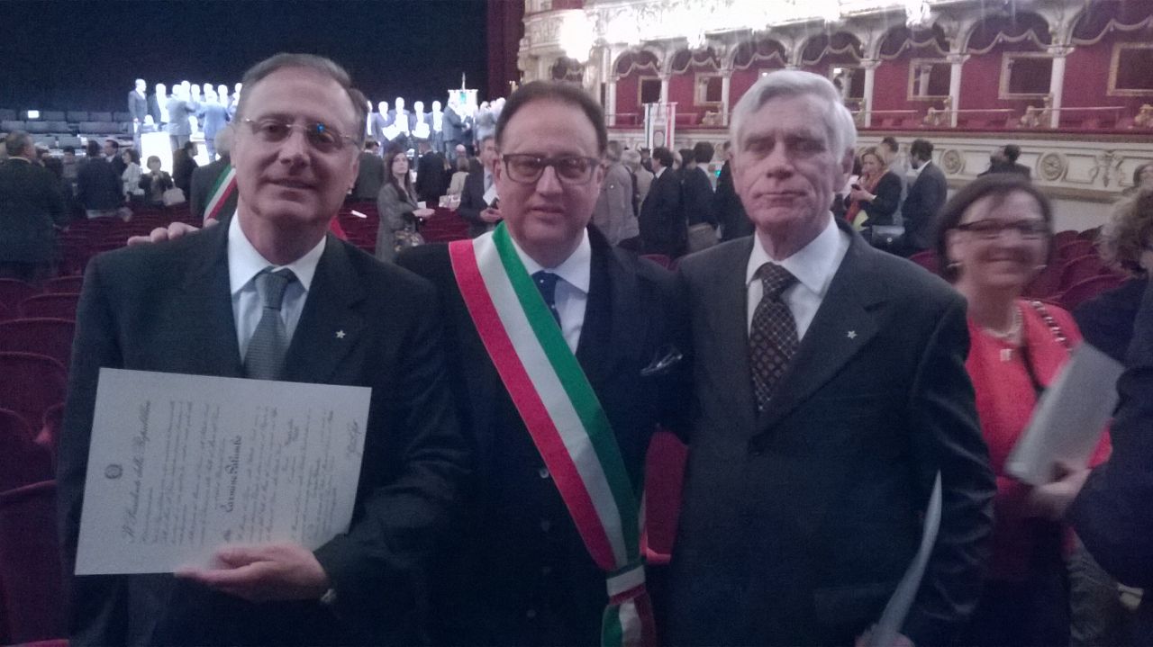 Carmine Palumbo e Silvio Tartarini 'Maestri del lavoro'