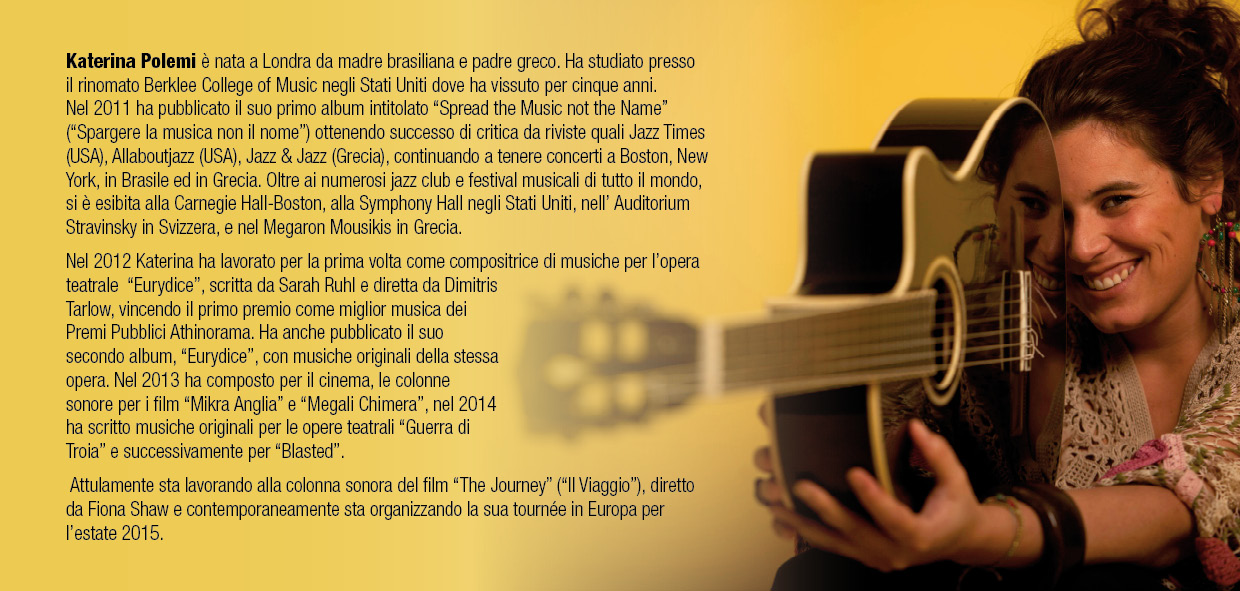 Katerina Polemi a Galatina per  la "Giornata Internazionale UNESCO del Jazz 2015"