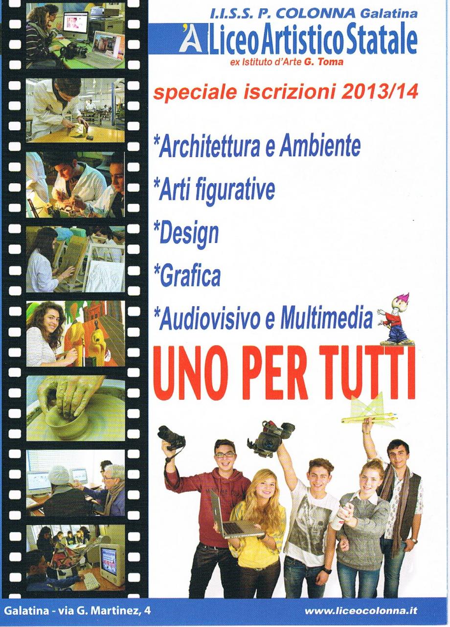 'Uno per tutti'. Gli open-days del Liceo Artistico