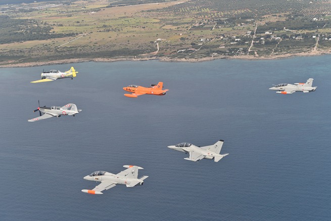 Galatina ombelico del mondo grazie alle Frecce Tricolori
