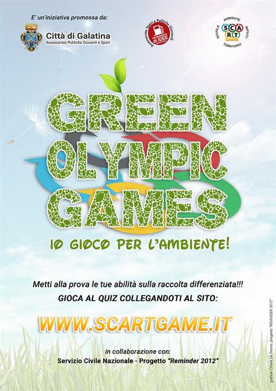  “Green Olympic Games: io gioco per l’ambiente”