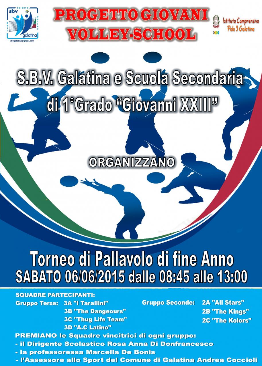 School &amp; Salento Best Volley, il torneo della 'Giovanni XXIII'