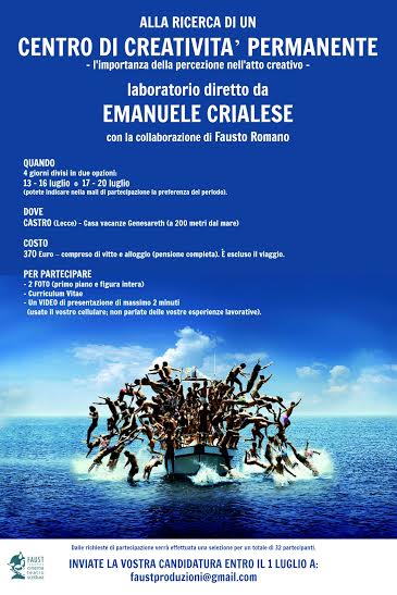 Alla ricerca di un Centro di Creatività permanente