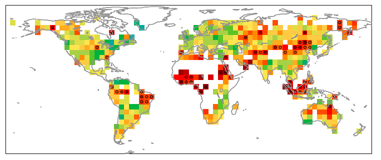 I punti caldi dei cambiamenti climatici
