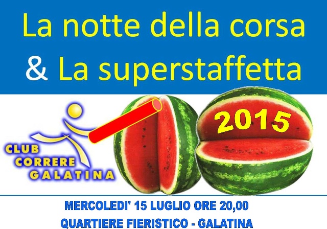 Questa è 'La notte della corsa' Questa è 'La notte della corsa'