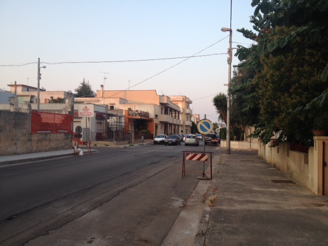 Chiuso al traffico l'ultimo tratto di via Gallipoli