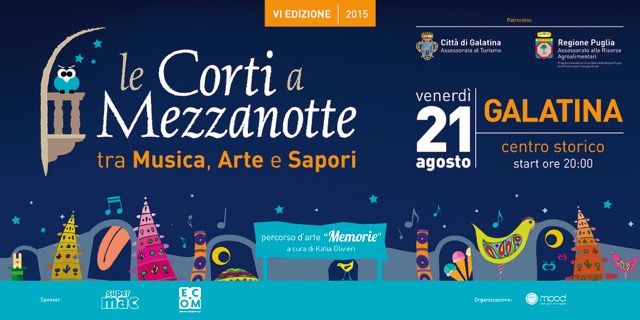 Si aprono oggi 'Le Corti a Mezzanotte' Si aprono oggi 'Le Corti a Mezzanotte'