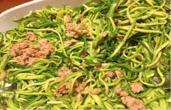 Spaghetti di zucchine Spaghetti di zucchine