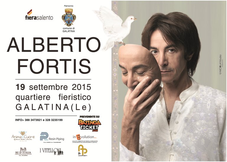 A Galatina Alberto Fortis in concerto