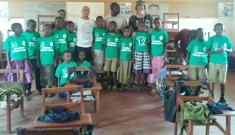 Un cuore bianco-verde batte in Tanzania Un cuore bianco-verde batte in Tanzania