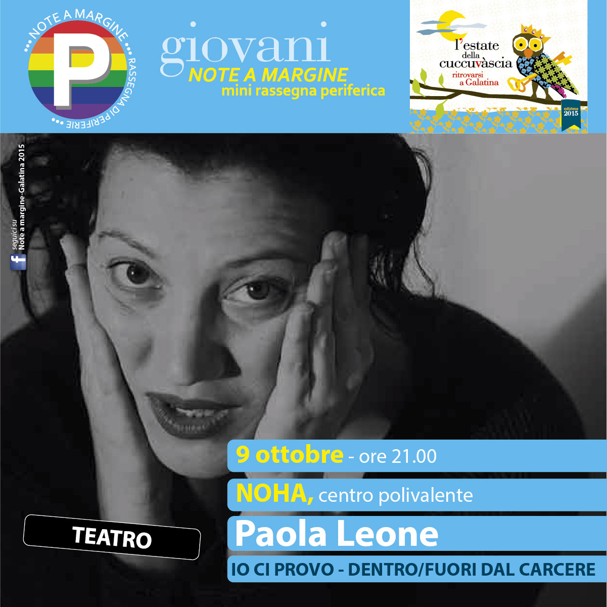 Si conclude a Noha con 'Io ci provo' la rassegna 'Note a margine'