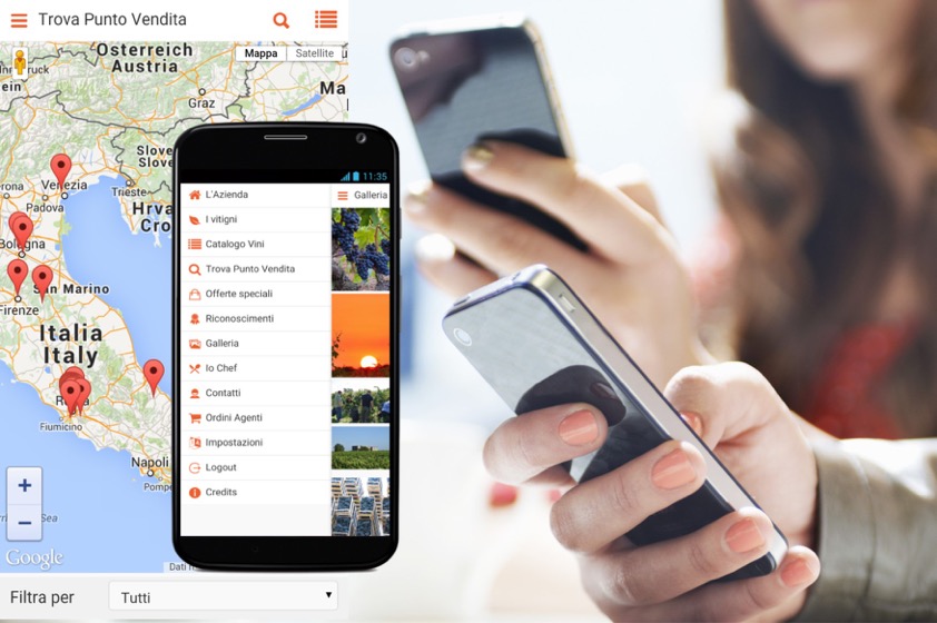 HandAPP Wine, le aziende vinicole in un palmo di mano
