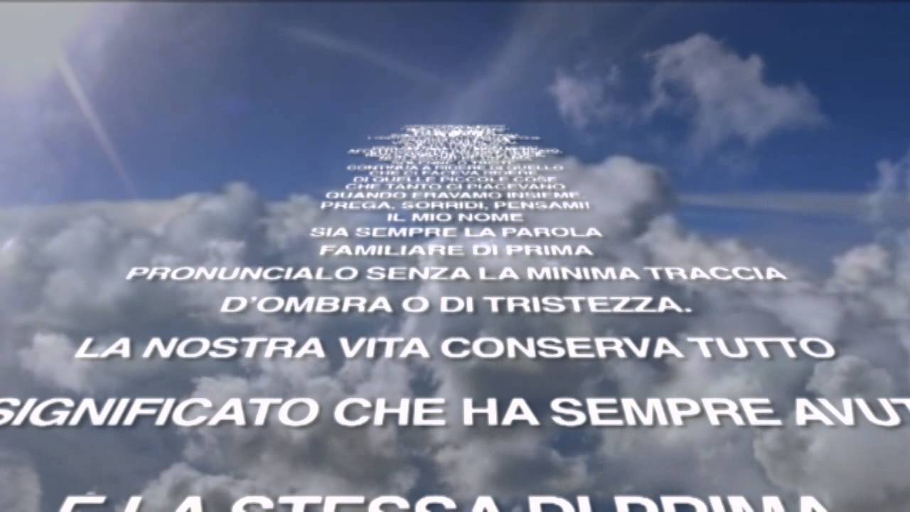 Nelle braccia dell'angelo