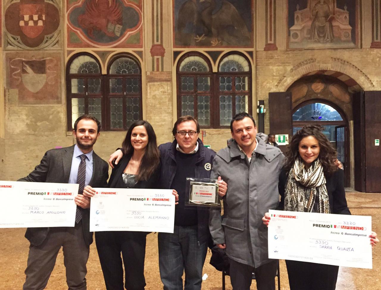 Il premio “Mimprendo Italia” ad un gruppo di studenti di Unisalento