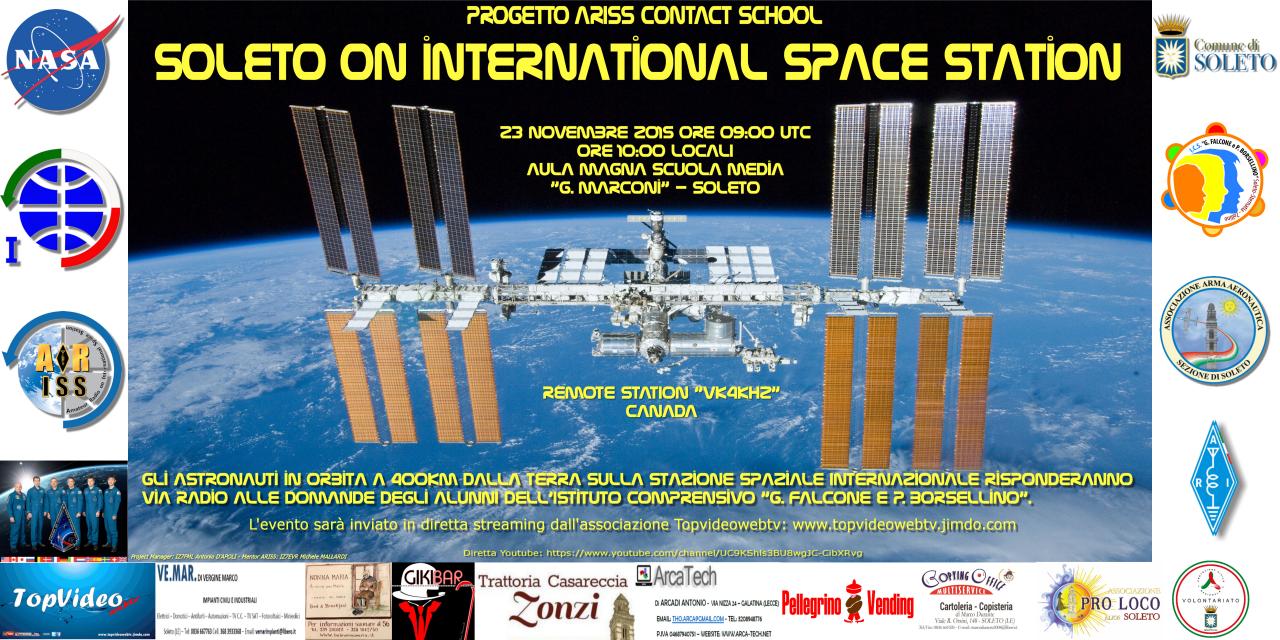 "Qui Soleto a voi astronave" "Qui Soleto a voi astronave"