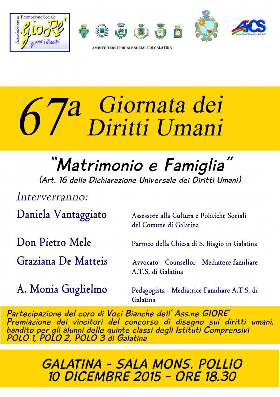 "Matrimonio e famiglia" "Matrimonio e famiglia"