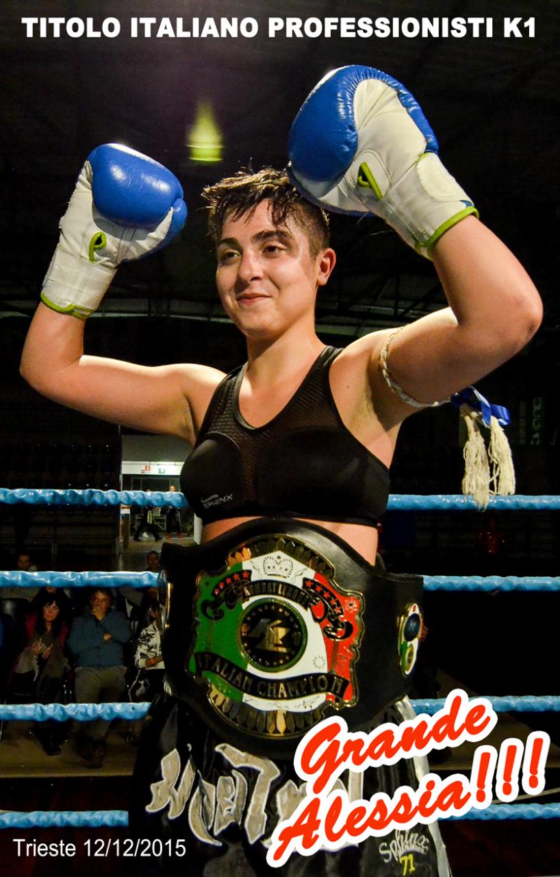 Alessia Coluccia campionessa italiana di K1