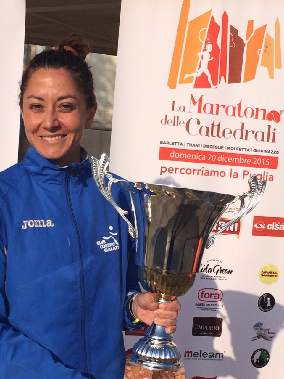 Francesca Mele vince la Maratona delle Cattedrali Francesca Mele vince la Maratona delle Cattedrali