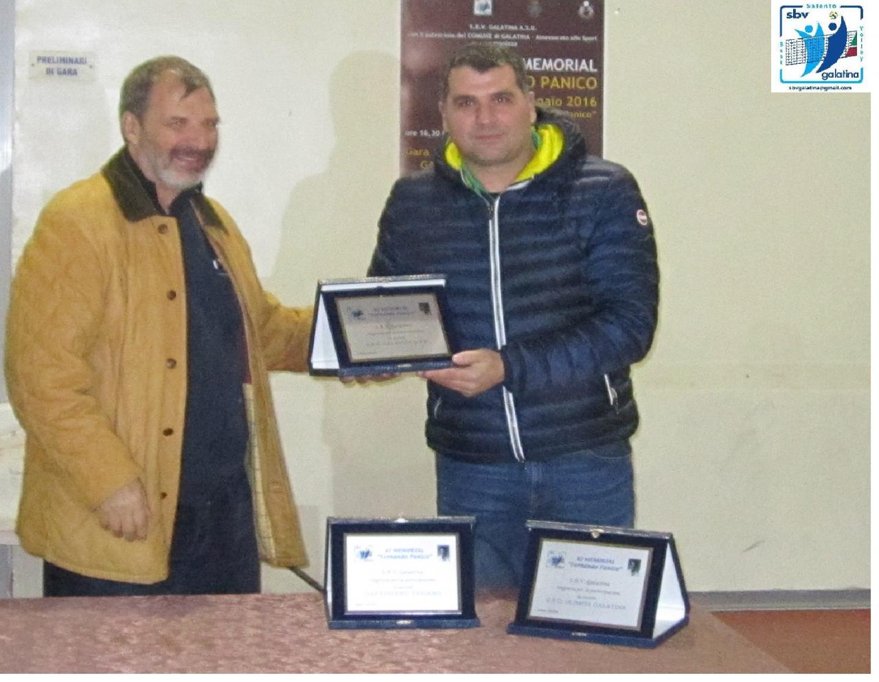 Un buon successo del memorial "Fernando Panico" Un buon successo del memorial "Fernando Panico"