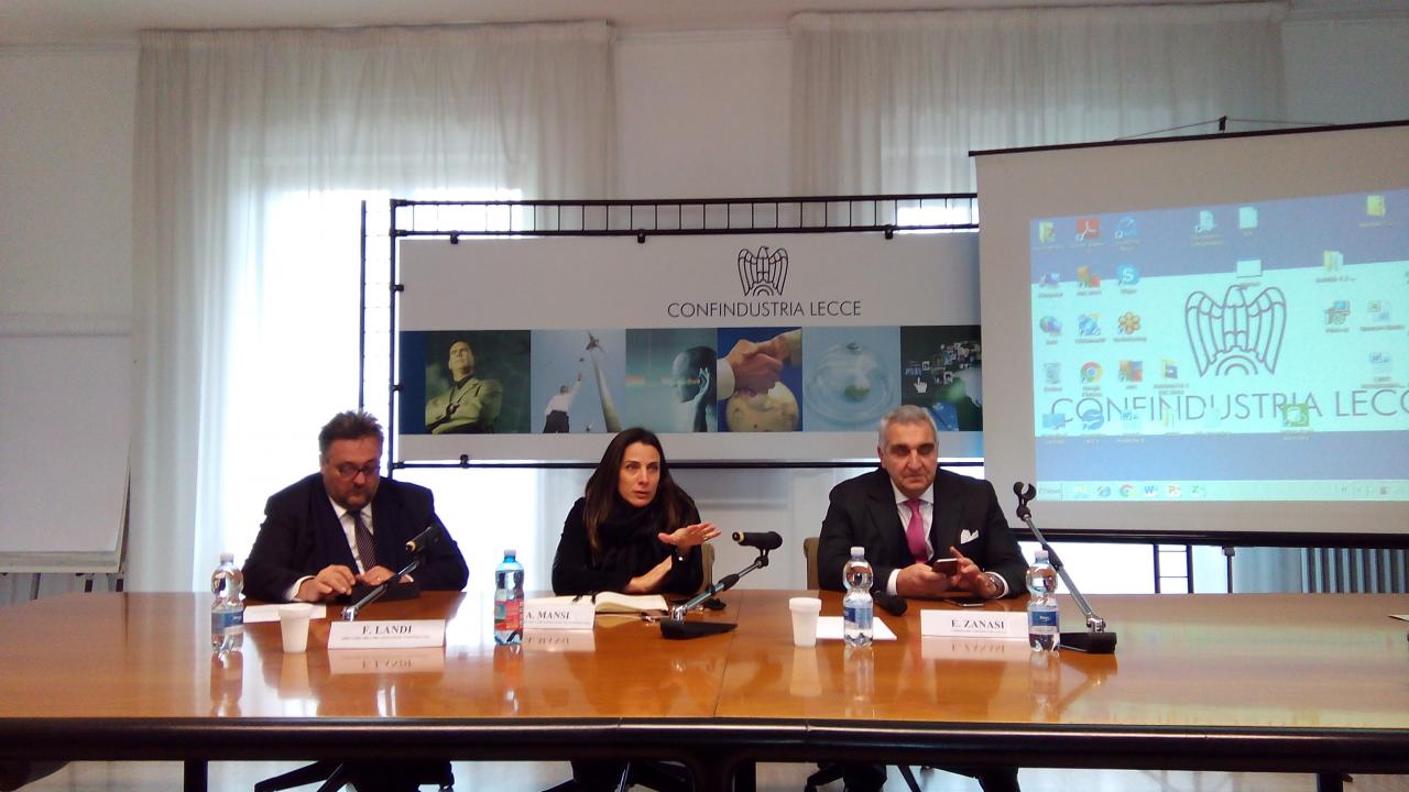 Confindustria Lecce incontra la vicepresidente nazionale Confindustria Lecce incontra la vicepresidente nazionale