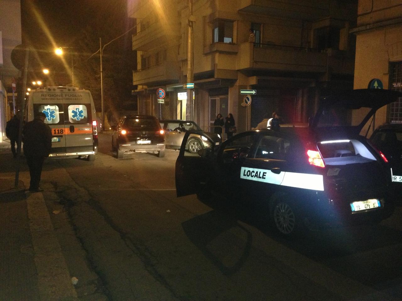 Ennesimo scontro fra due auto sull'incrocio di via Bari con via Vallone Ennesimo scontro fra due auto sull'incrocio di via Bari con via Vallone