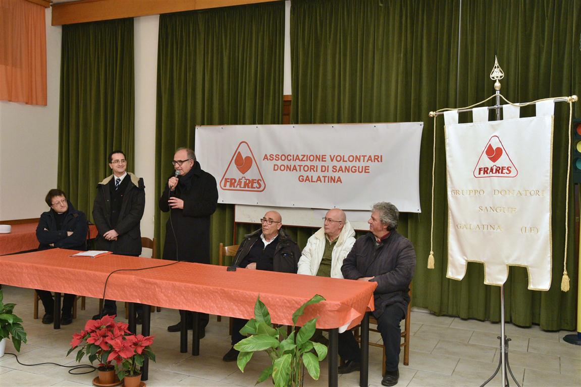 Festa del donatore Fratres, 267 sacche di sangue raccolte nel 2015 Festa del donatore Fratres, 267 sacche di sangue raccolte nel 2015