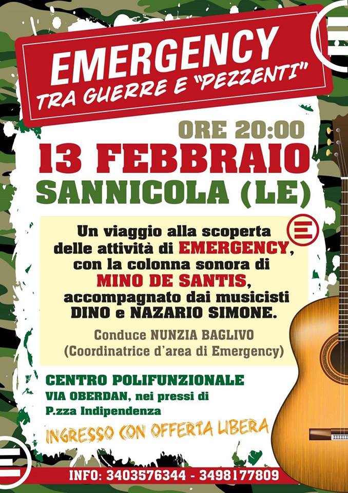 Emergency tra guerre e &quot;pezzenti&quot;
