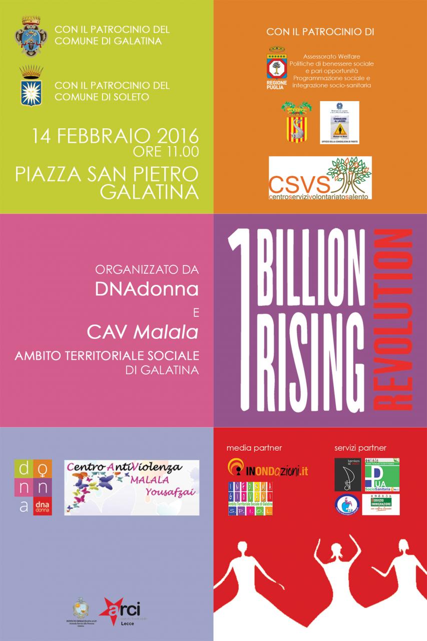 One Billion Rising 2016 Galatina, flash mob