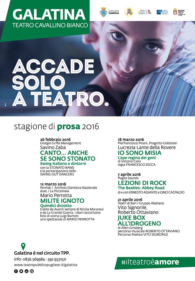 La stagione di prosa del Cavallino Bianco