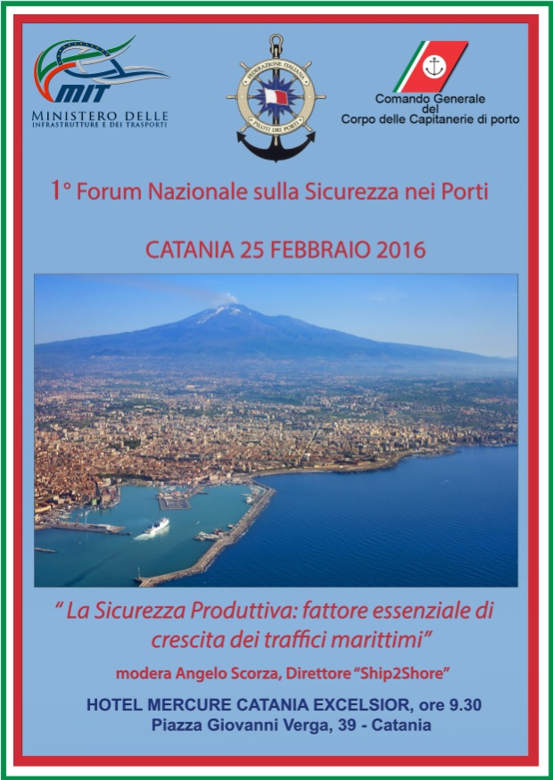 Sicurezza nei porti, forum a Catania Sicurezza nei porti, forum a Catania