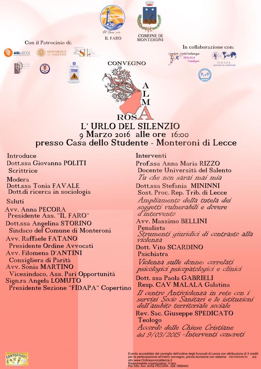 "L'Urlo del Silenzio" "L'Urlo del Silenzio"