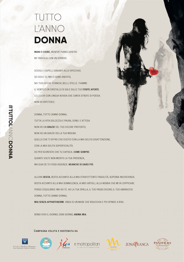 Al via #tuttolannodonna 