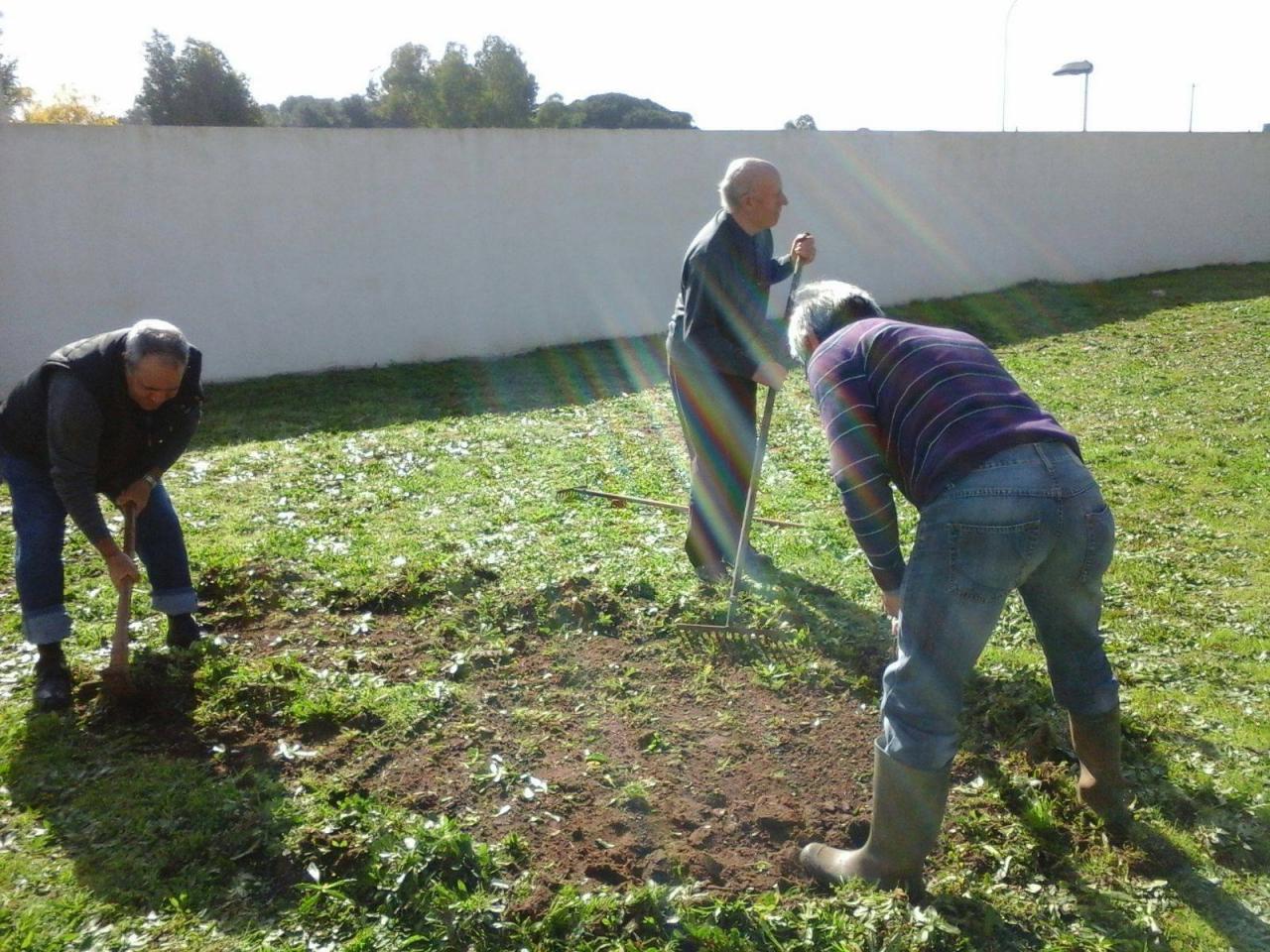 Con i nonni a contatto della terra Con i nonni a contatto della terra