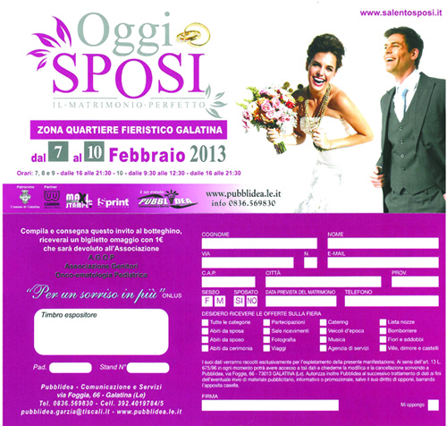 OGGI SPOSI - Il matrimonio perfetto OGGI SPOSI - Il matrimonio perfetto