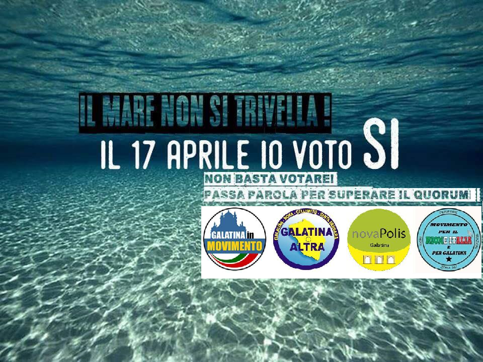 Le civiche galatinesi per il Si al referendum