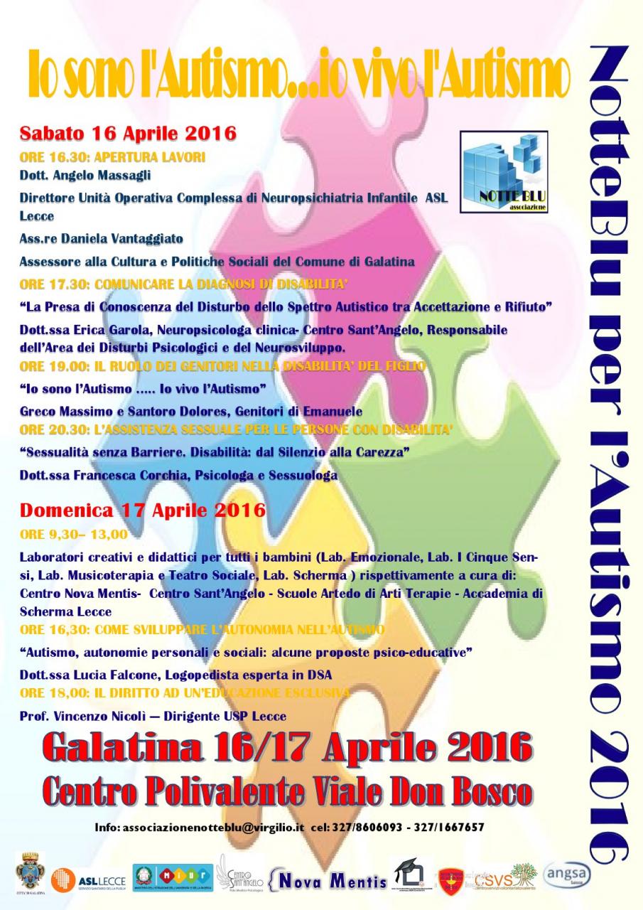 Io sono l’autismo, io vivo l’autismo Io sono l’autismo, io vivo l’autismo