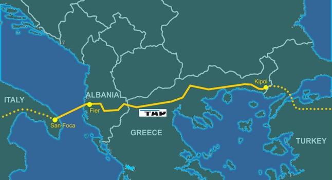 Saipem costruirà la sezione offshore di TAP