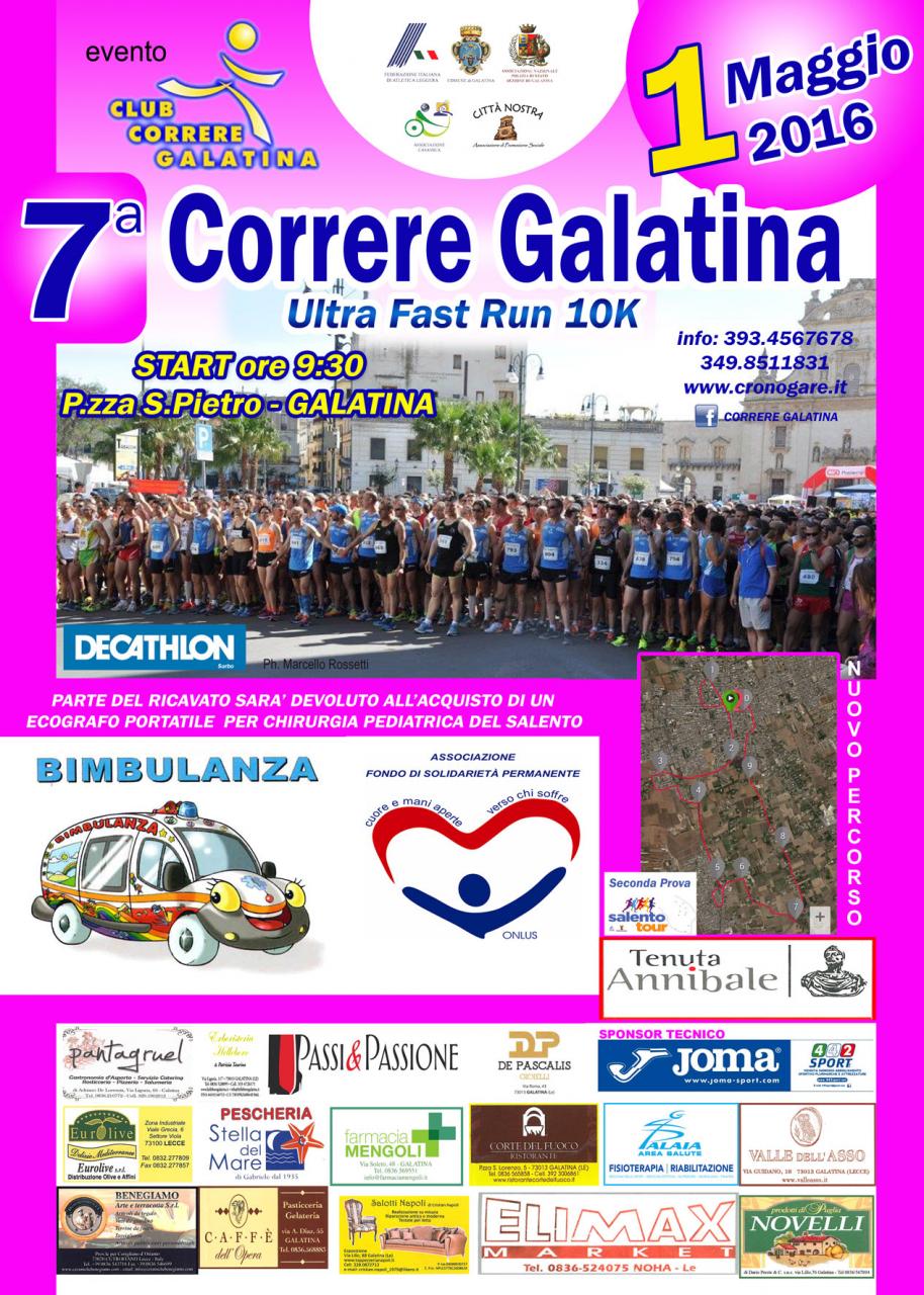 Attesi mille atleti a "Correre Galatina" Attesi mille atleti a "Correre Galatina"