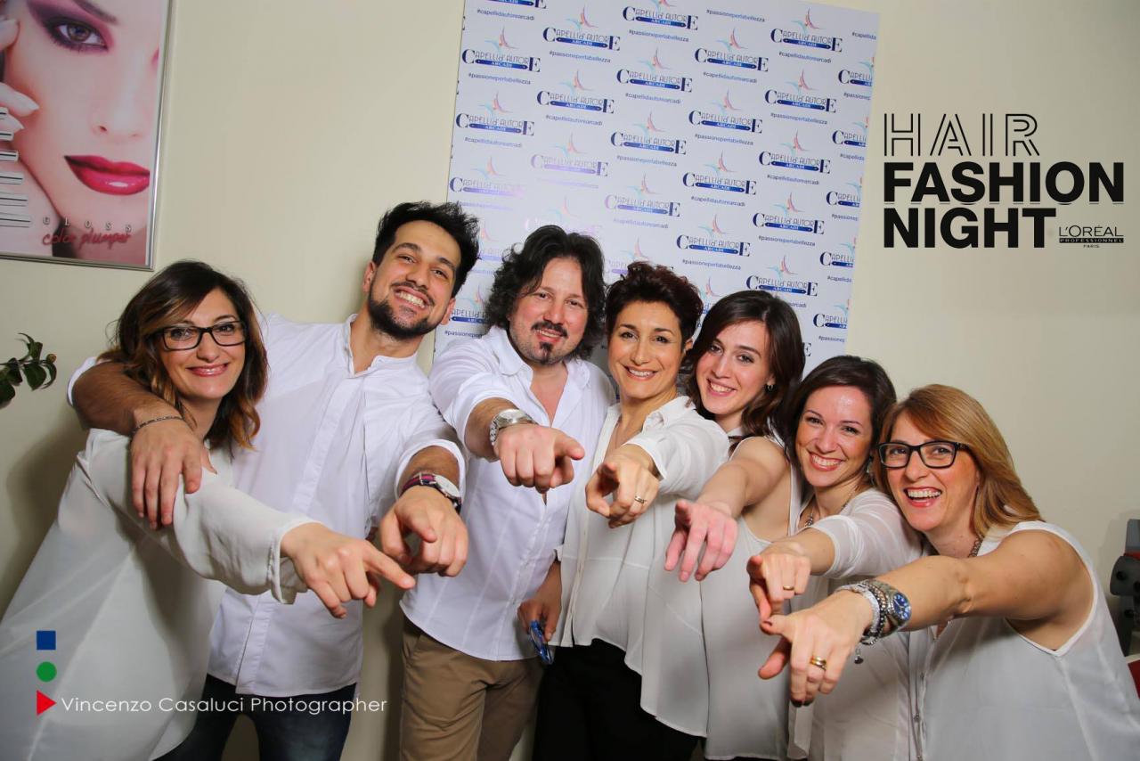 HAIR FASHION NIGHT: Capelli d’Autore Arcadi c’è