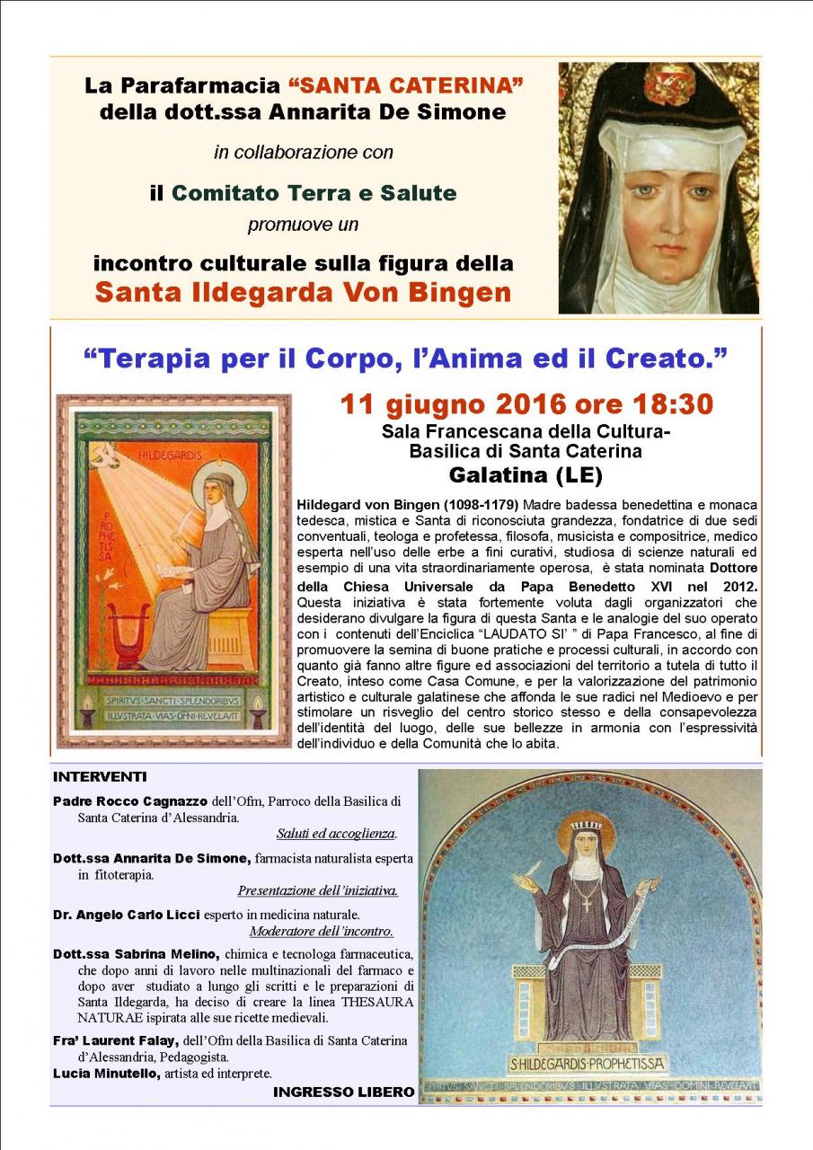 "Terapia per il Corpo, l’Anima ed il Creato”