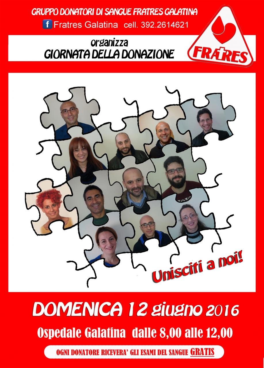 Fratres, "Tu doni il sangue e noi ti premiamo"