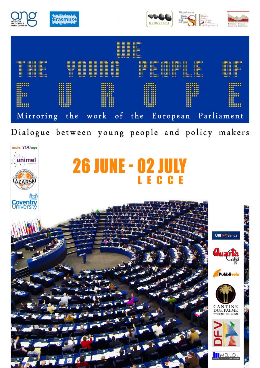 In Unisalento 70 giovani d'Europa In Unisalento 70 giovani d'Europa
