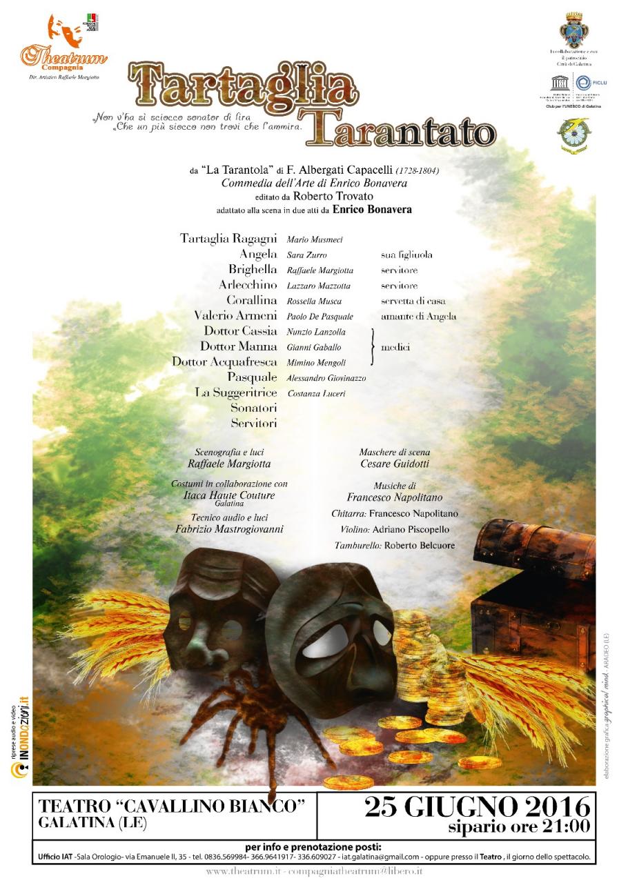 Oggi al Cavallino Bianco "Tartaglia Tarantato"