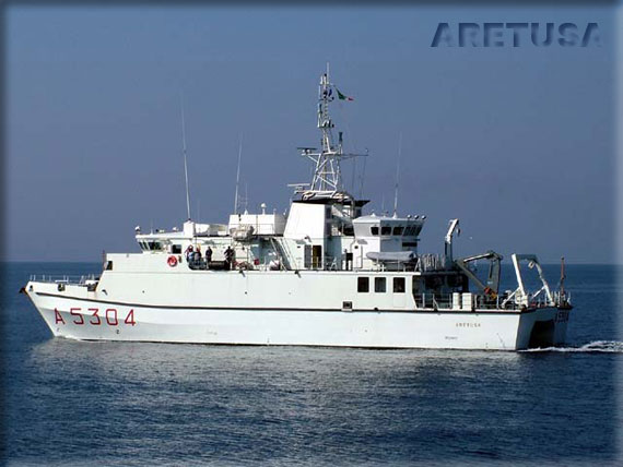 Nave Aretusa visitabile a Gallipoli Nave Aretusa visitabile a Gallipoli