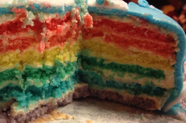 Rainbow Cake e Cupcakes