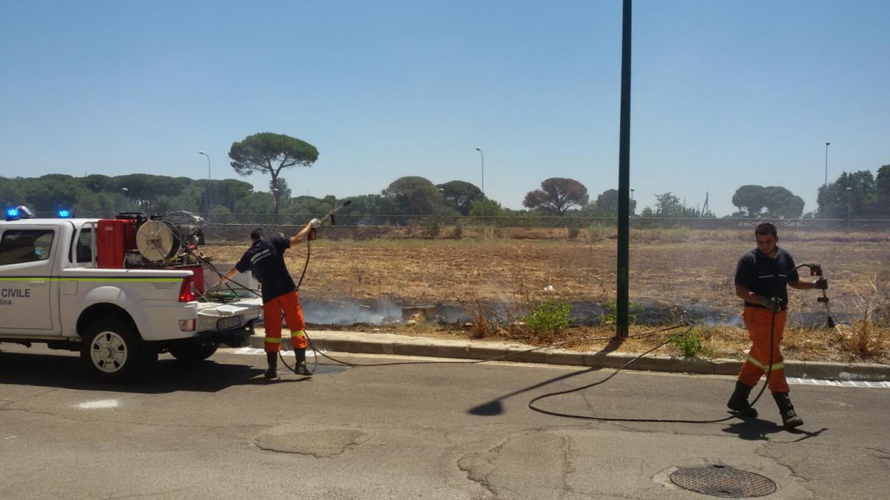 A fuoco anche la Tangenziale